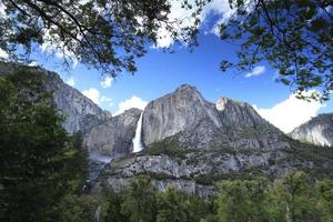 Waterfall at Yosemite national park, USA Circa May 2010 photo