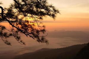 Sunrise at Phukradung National Park, Thailand photo