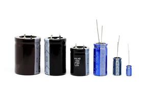 Group of capacitors photo
