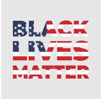 ''Black Lives Matter'' Poster vector