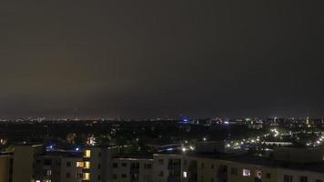 Laps de temps orage à Hambourg video