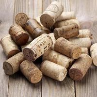 Assorted wine corks photo