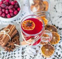 cranberry mulled wine photo