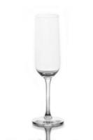 Empty white wine glass photo