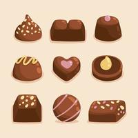 Delicious Chocolate Collection vector
