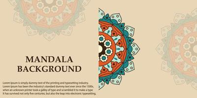 Mandala Art Design backgroud  vector