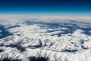 Aerial View of Himalaya mountains
