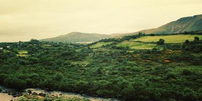 Scenic view of Kerry Mountains and surrounding areas photo