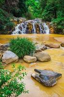 surroundings Yang Bay waterfall in Vietnam