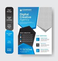 Business flyer layout vector
