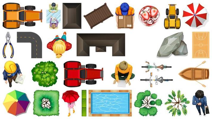 Bike Top View Vector Art, Icons, and Graphics for Free Download