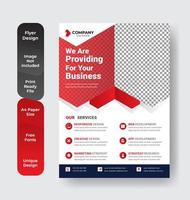 Business brochure flyer a4  vector