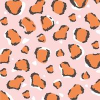 Animal skin print pattern. Camouflage spots texture design vector