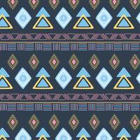 Ethnic handmade. Abstract tribal ornament pattern vector