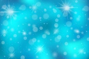 Blue Bokeh Sky Background vector