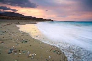 Beach in Crete, Greece. photo