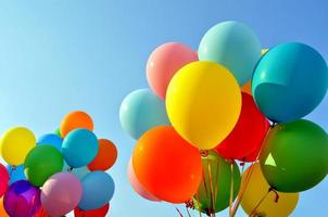 multicolored balloons photo