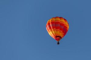 Hot Air Balloon with Bright Colors photo