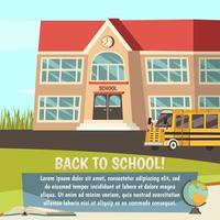 Back to school banner template  vector