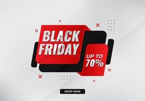 Black friday sale banner  vector