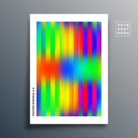 Gradient texture template with linear design on white