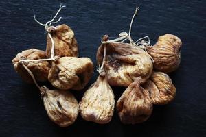 Organic dried figs photo