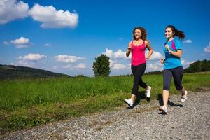 Women jogging