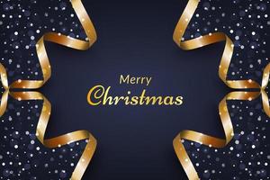 Christmas background with snow