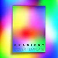 Vivid gradient texture background design vector