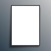 Blank background template vector