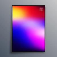 Colorful gradient texture vector