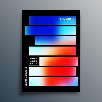 diseño de plantilla de textura degradada vector
