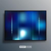 Background template with blue gradient texture vector