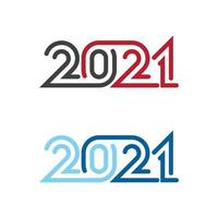 2021 number set vector