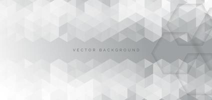 Abstract banner background with geometric pattern vector