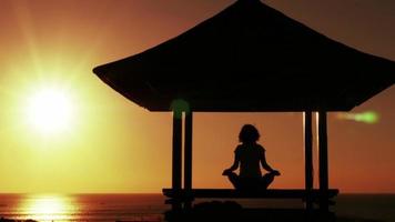 sunset meditation