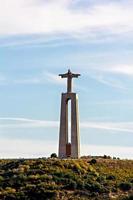 Christ the King statue in Almada