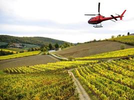 Helicopter tour in Tuscany