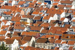 Rooftops in Nazare, Portugal photo