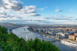 Panoramic view of Budapest photo