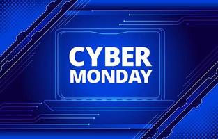 Cyber Monday Background vector