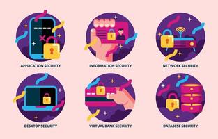 Types Of Cyber Security to Keep in Mind vector