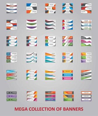 Modern banner template designs for web
