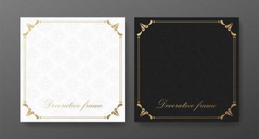 Elegant decorative frame design vector