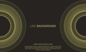 Abstract dark background with geometric lines vector