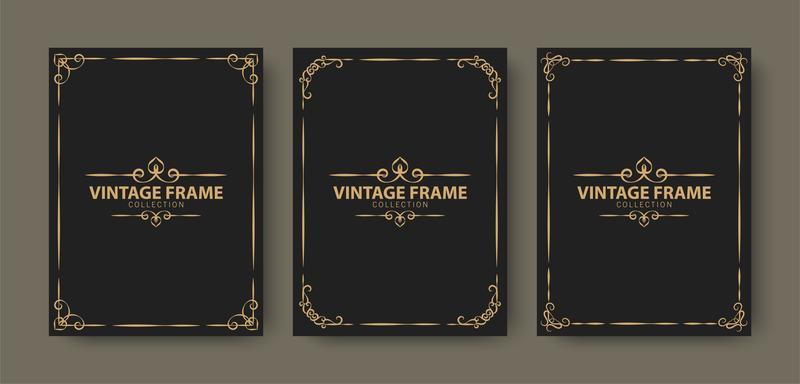 Luxury ornamental frame collection