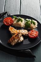 Grilled fish with rice
