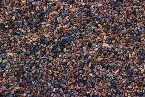 Black and brown pebbles photo