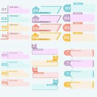 Infographic elements pack vector