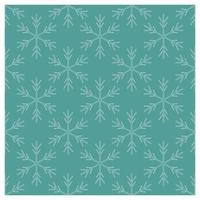 Seamless Snowflake Pattern vector